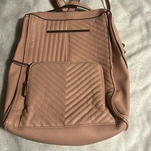 Purse Steve Madden backpack purse handbag tote hands free light pink